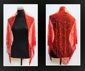 Beaded Shawl 001-A